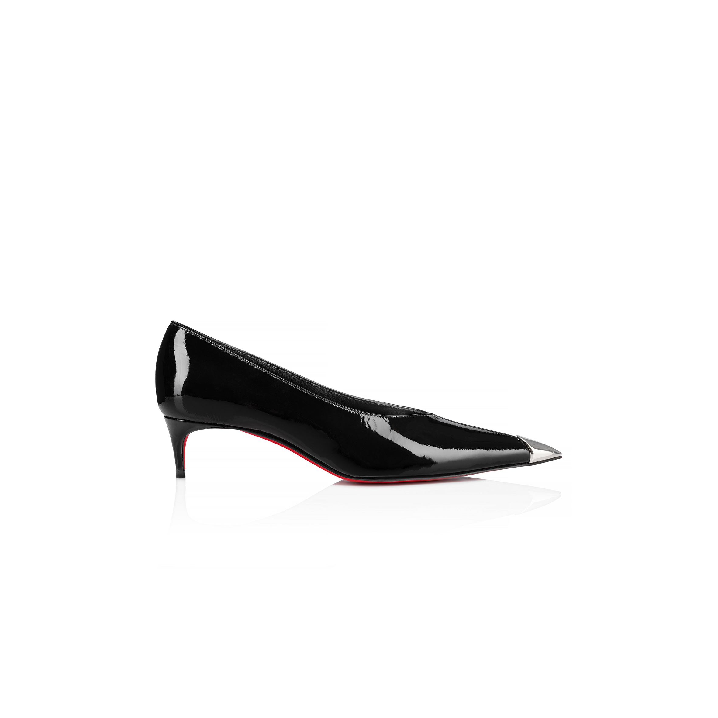 Ch**an louboutin katissima 45 mm pumps-vog patent leather-black-women 1250014b439